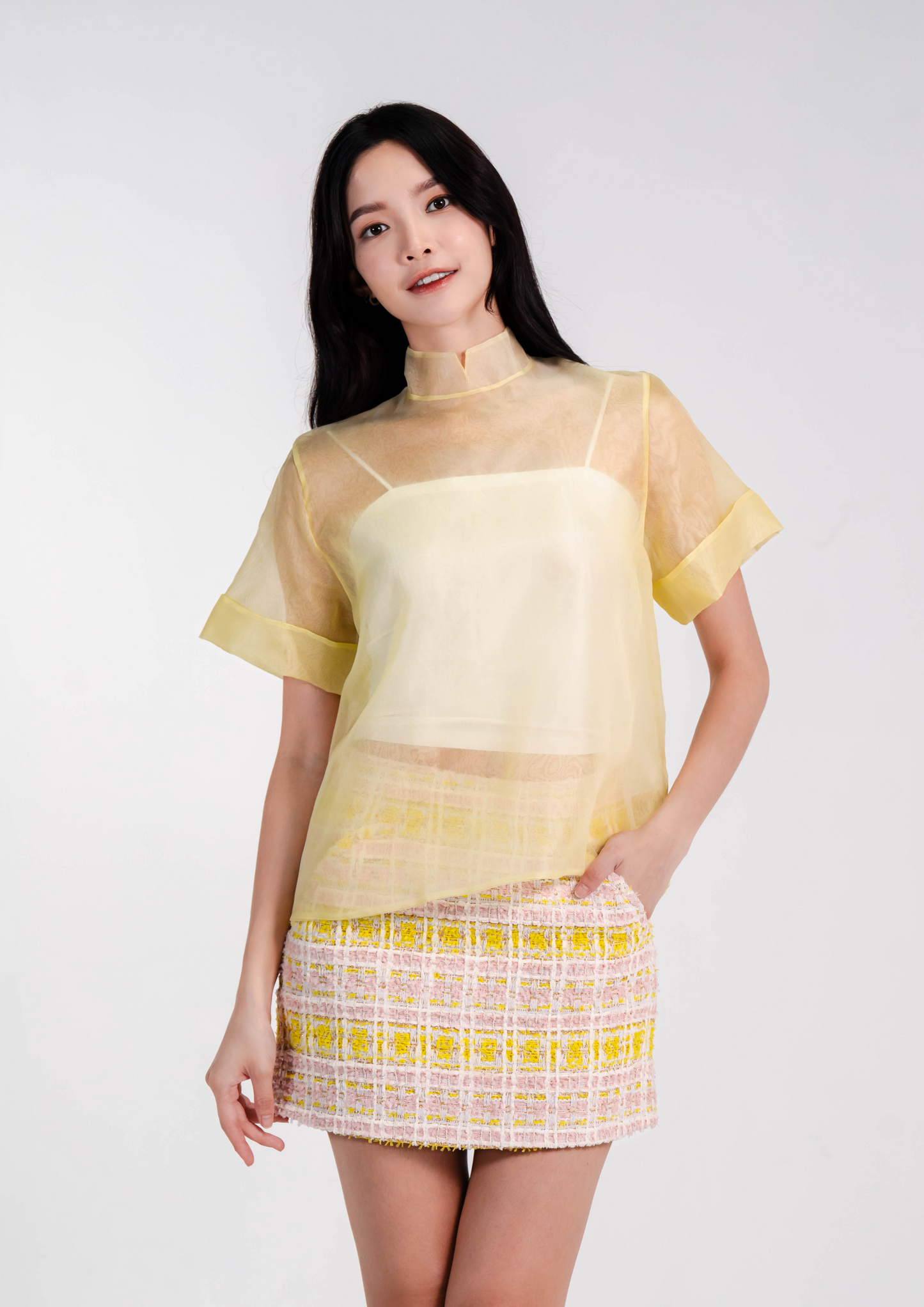 MACARON TWEED MINI SKIRT