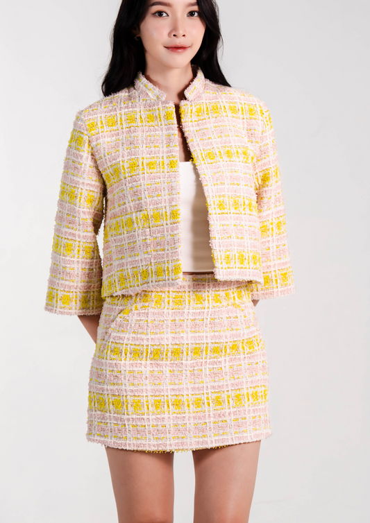 MACARON TWEED MINI SKIRT