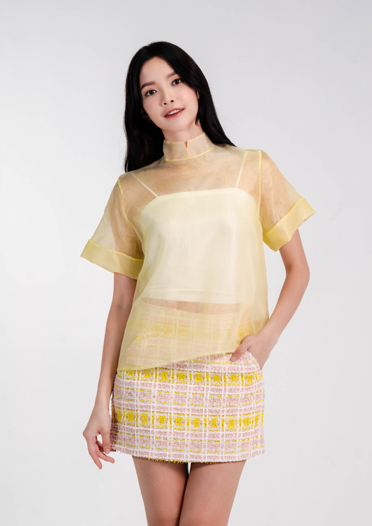 MACARON TWEED MINI SKIRT