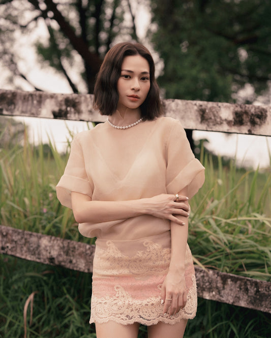 PEONY ORGANZA TOP