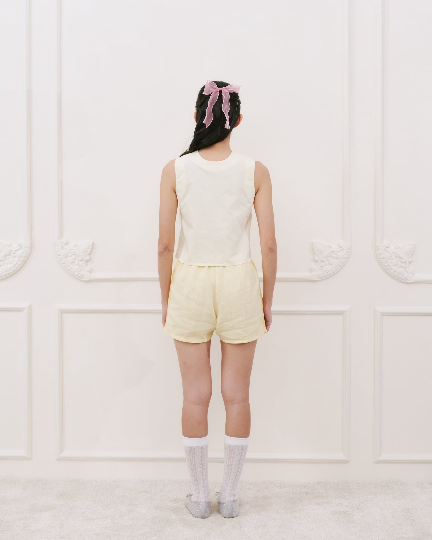 BUTTERBELLE COTTON RIBBON TOP