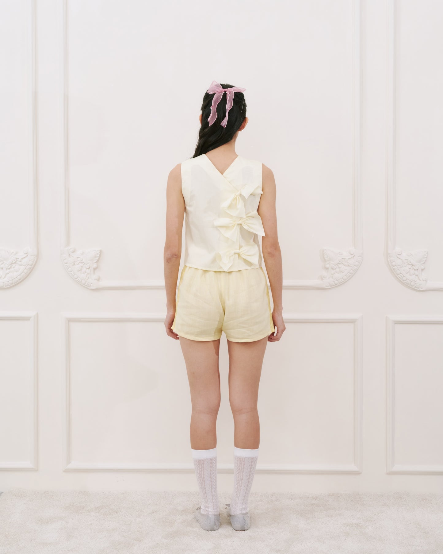 BUTTERBELLE COTTON RIBBON TOP