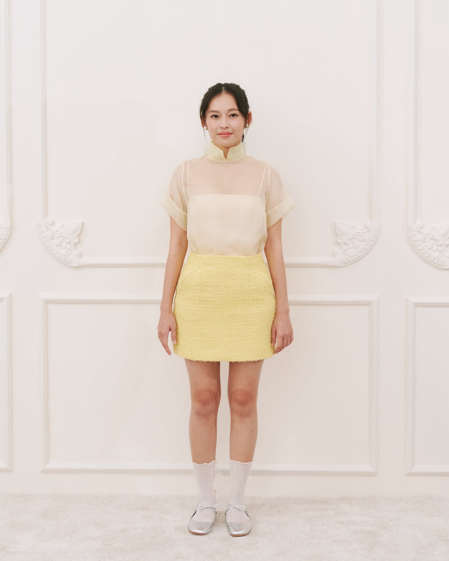 BUTTERBELLE ORGANZA TOP