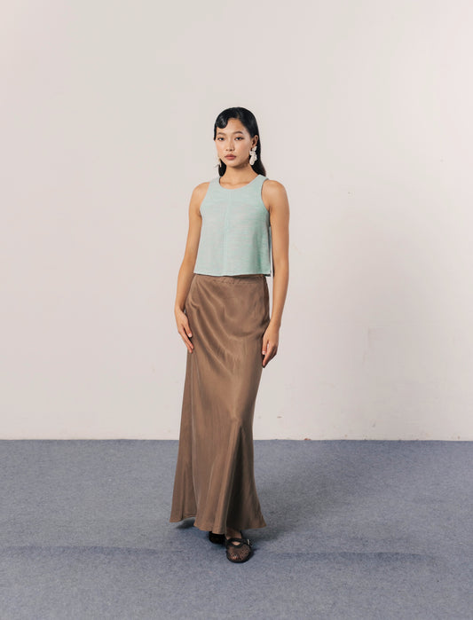 THE GAIA LONG SILK SKIRT
